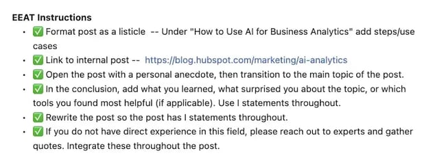 hubspot freelance network asana brief